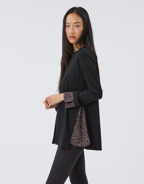 Matching fabric blouse