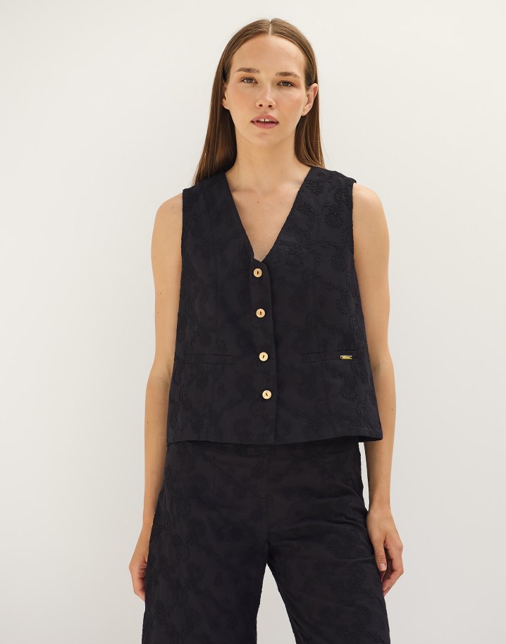 Embroidered waistcoat