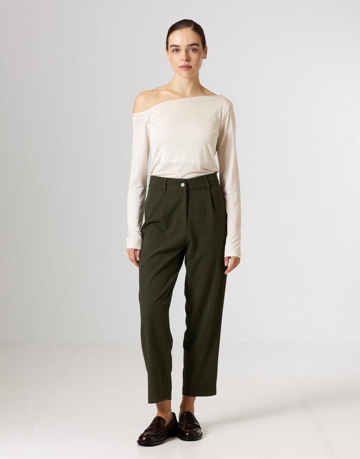 Wide fit trousers