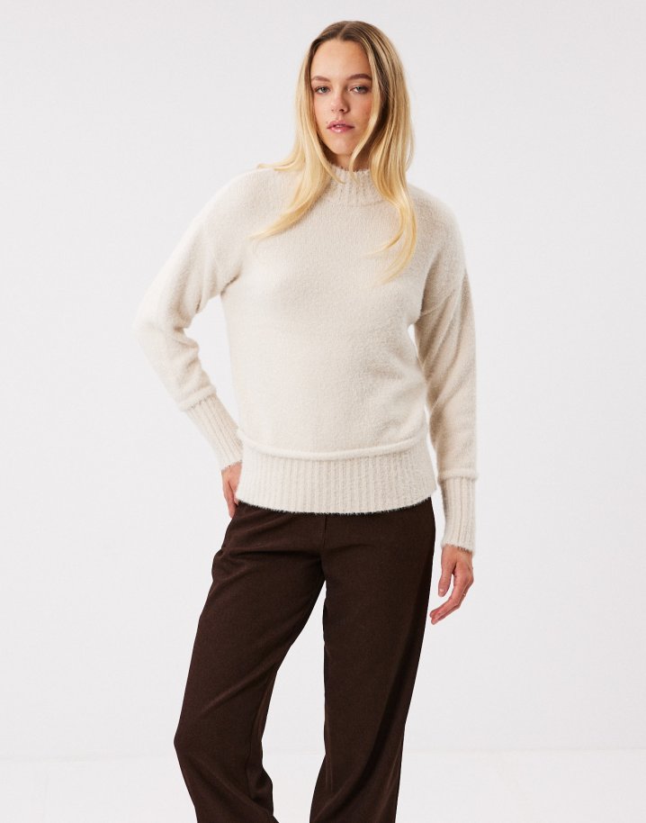 Metallic thread sweater
