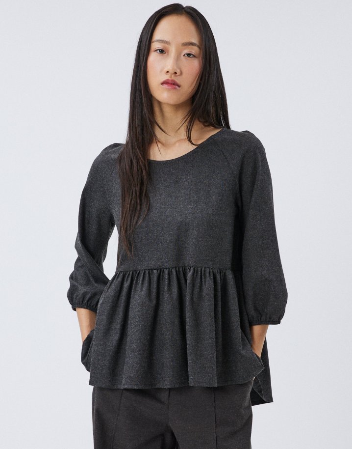 Asymmetric blouse