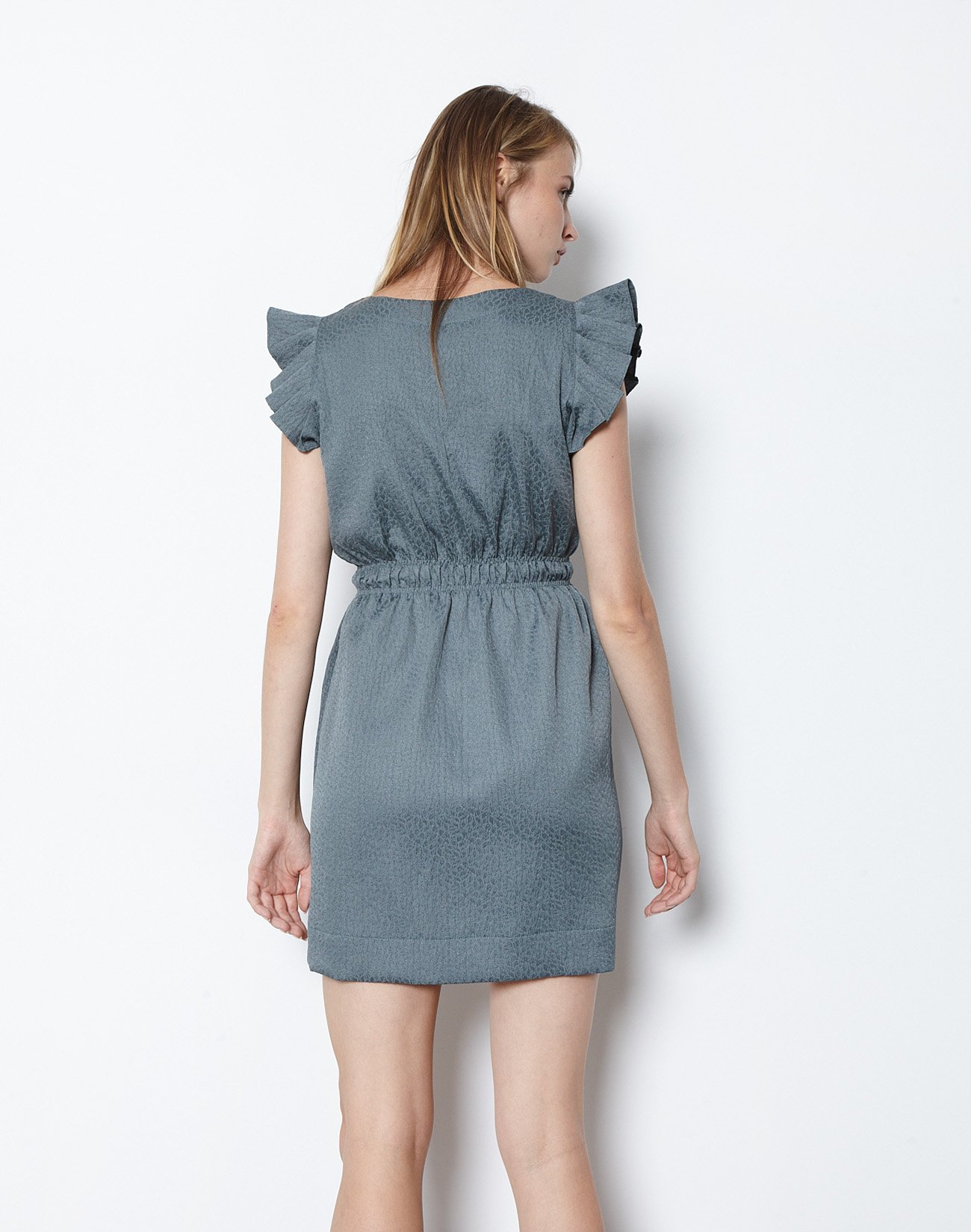 Mini jacquard dress