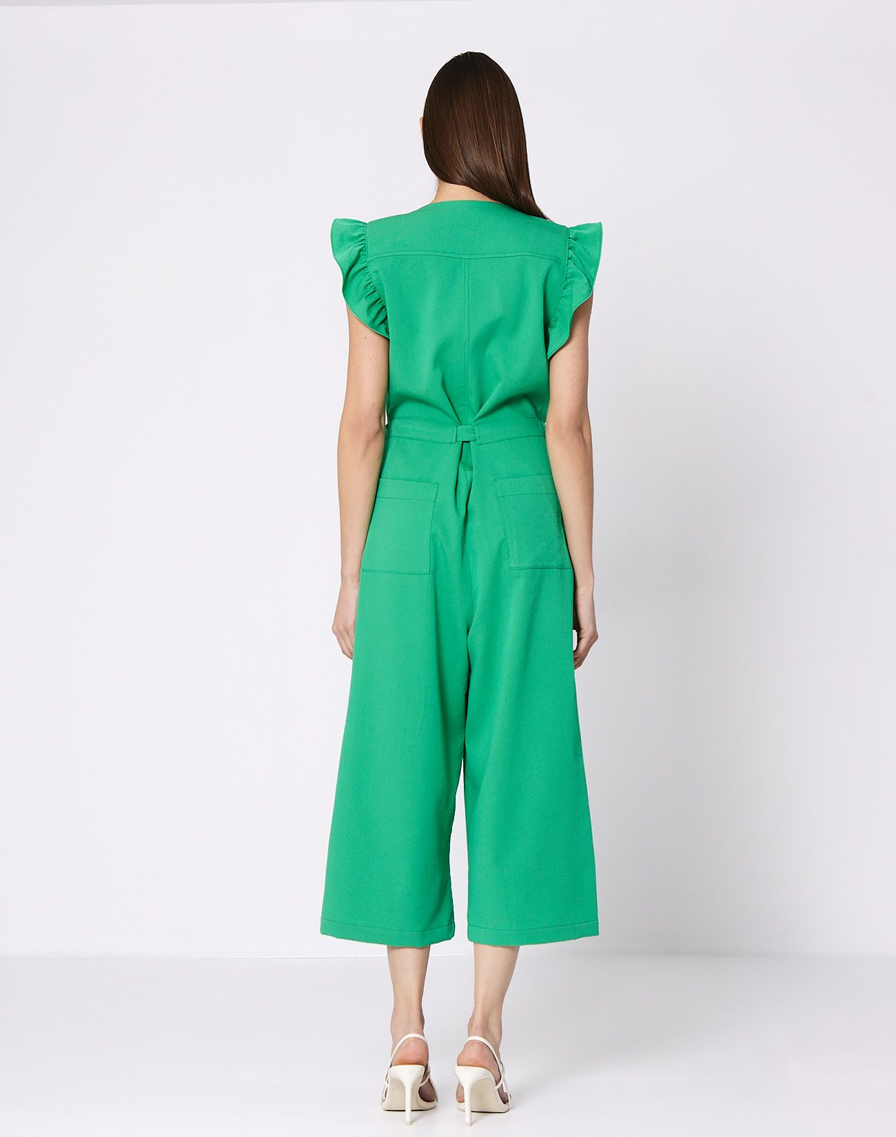 Jumpsuit with ruffles