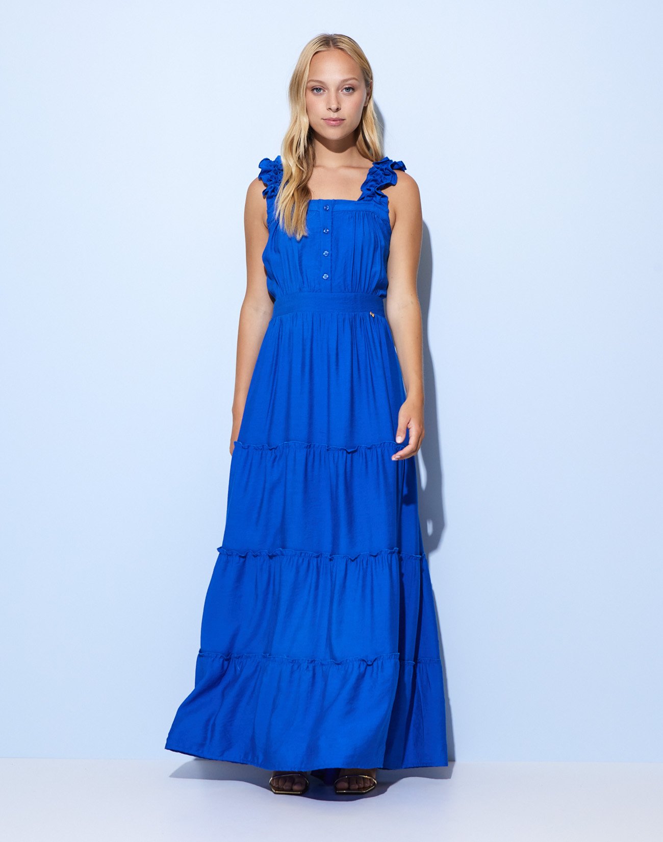 Maxi dress with bow