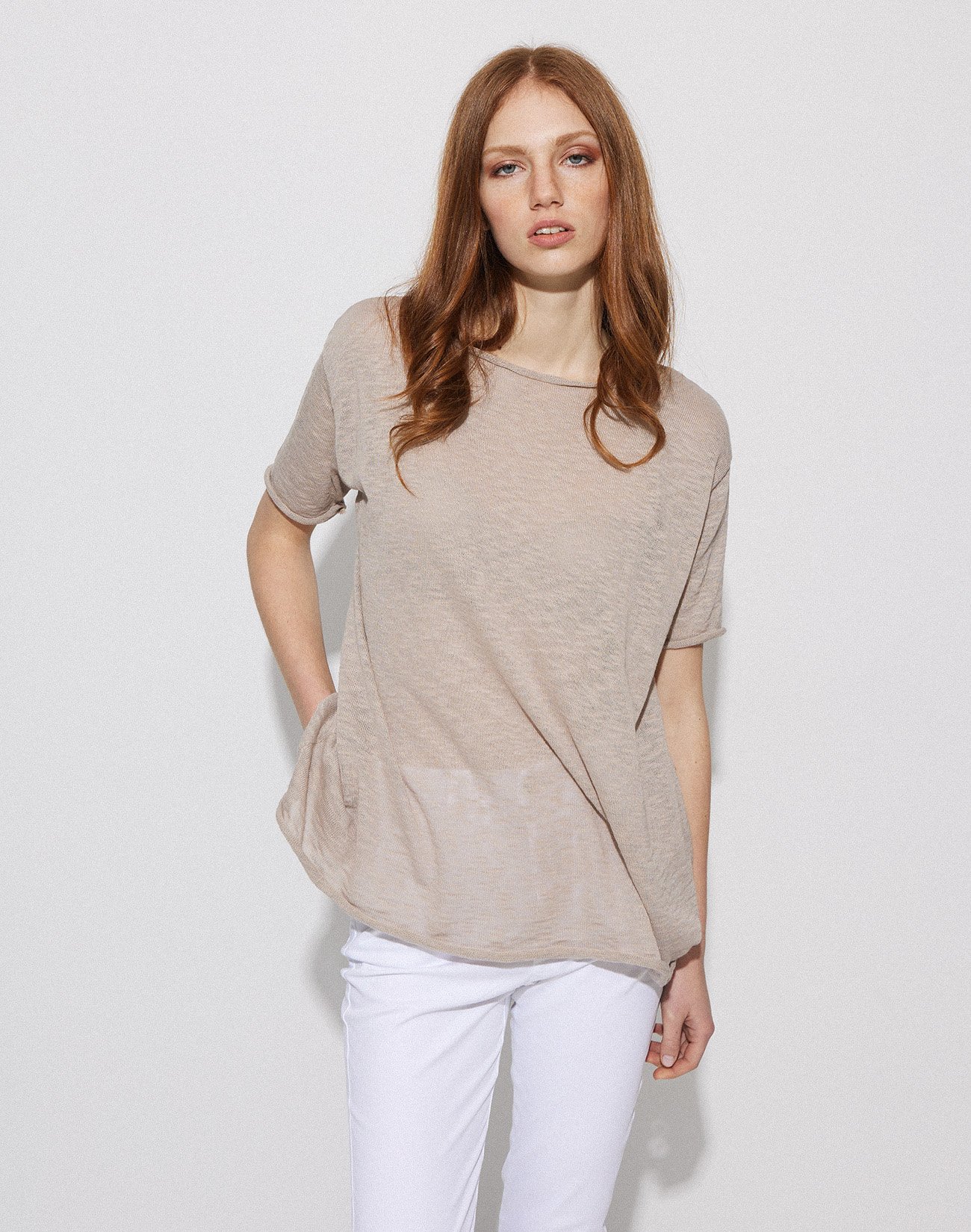Overised knit top