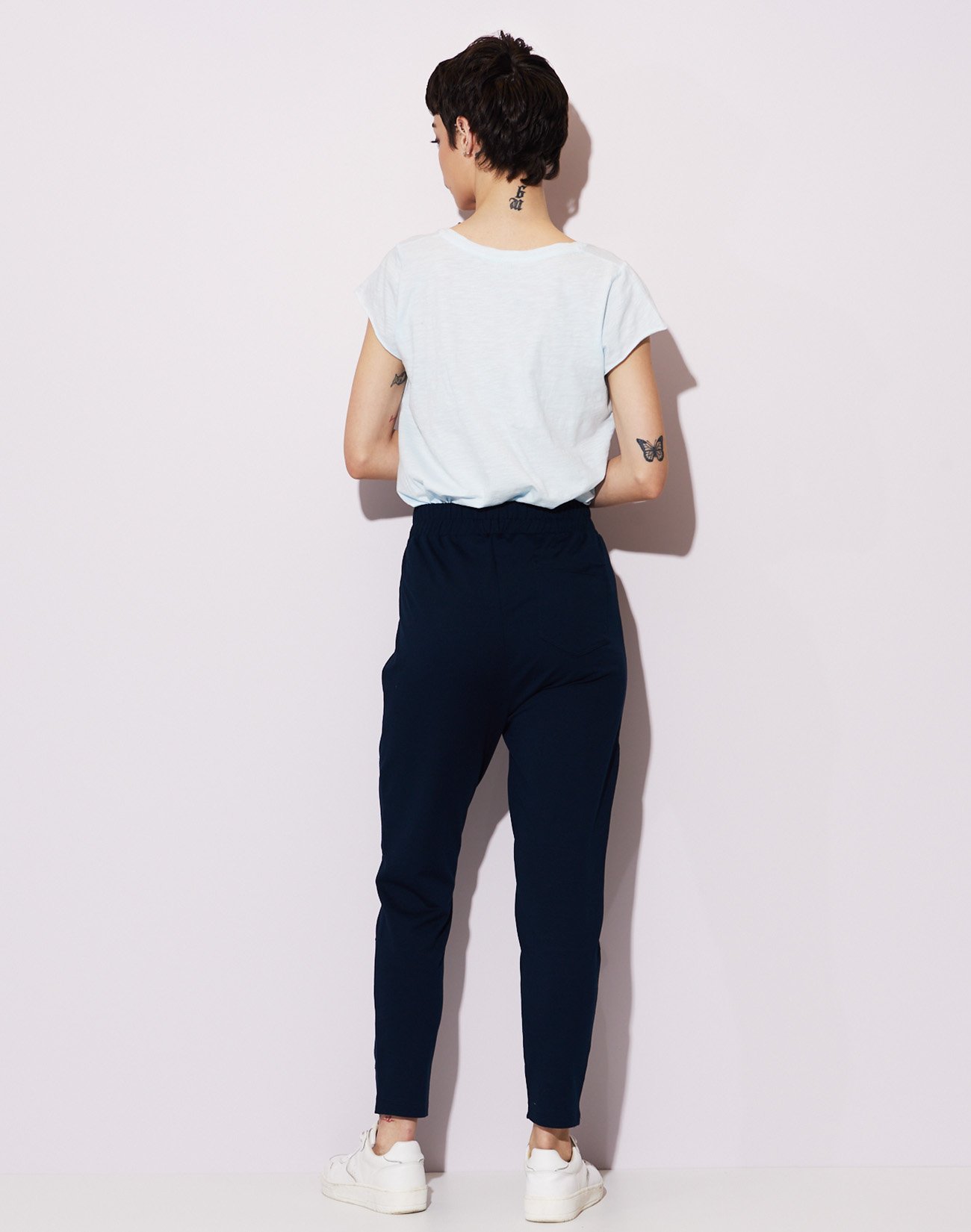 Sweatpants with elastic waist