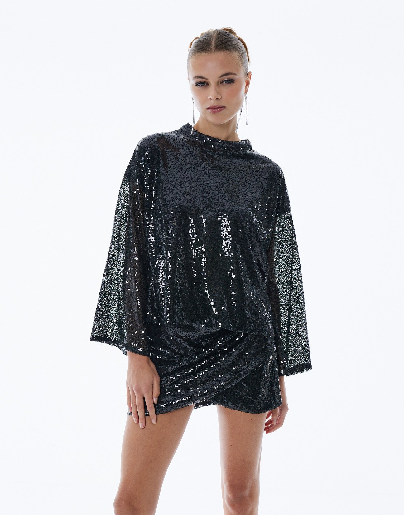 Sequinned blouse