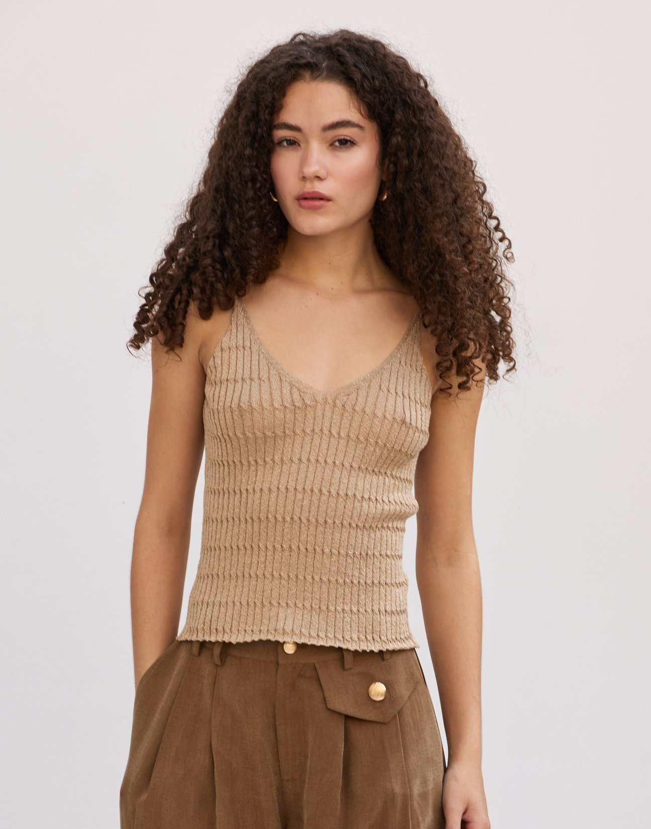 Metallic tread top