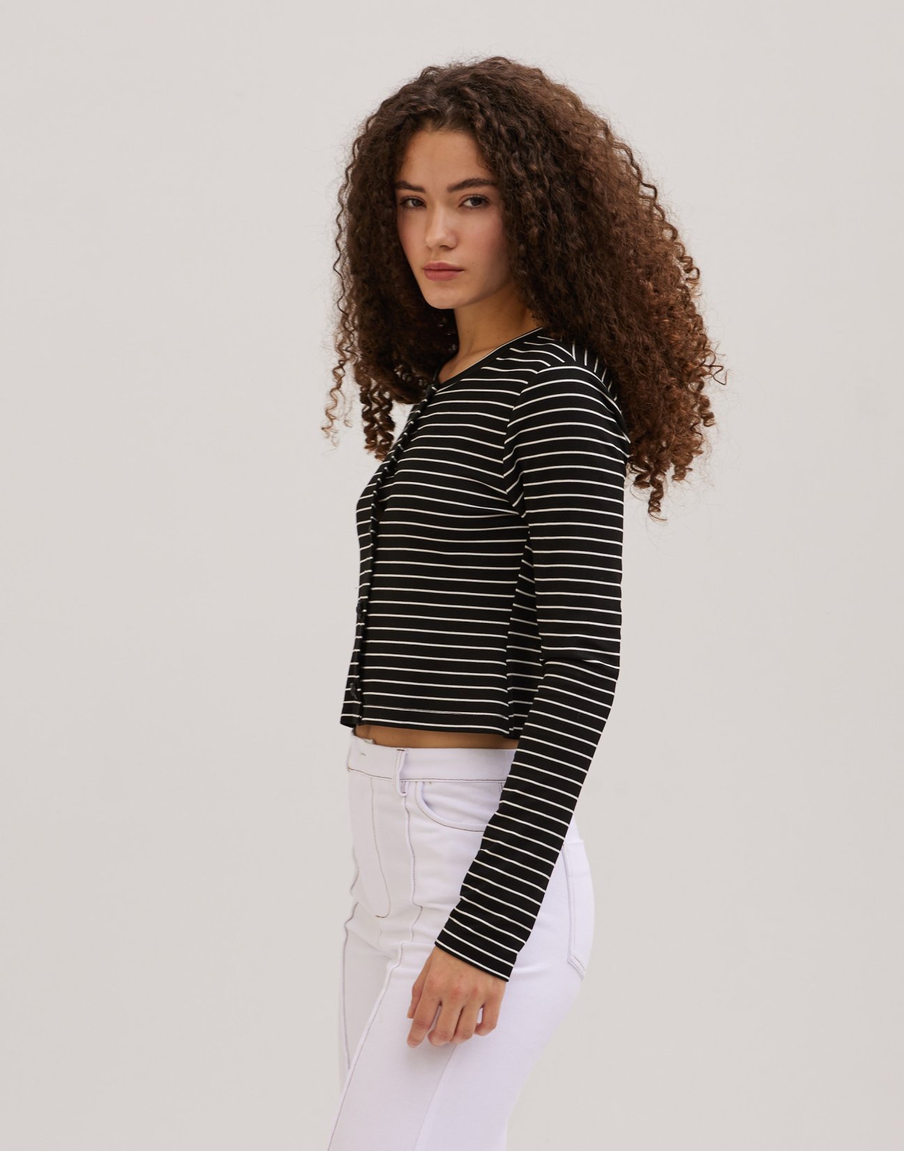 Striped cardigan