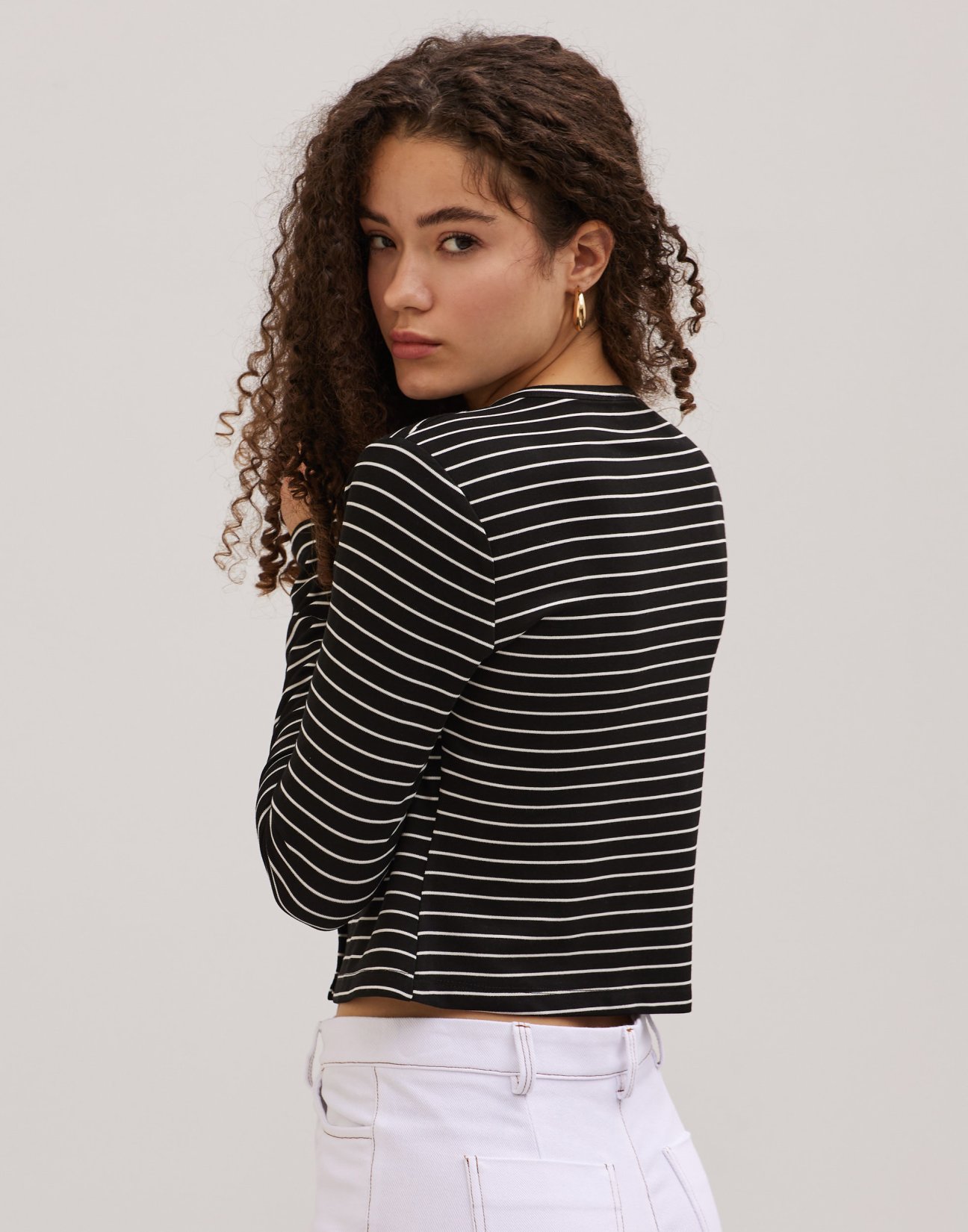 Striped cardigan