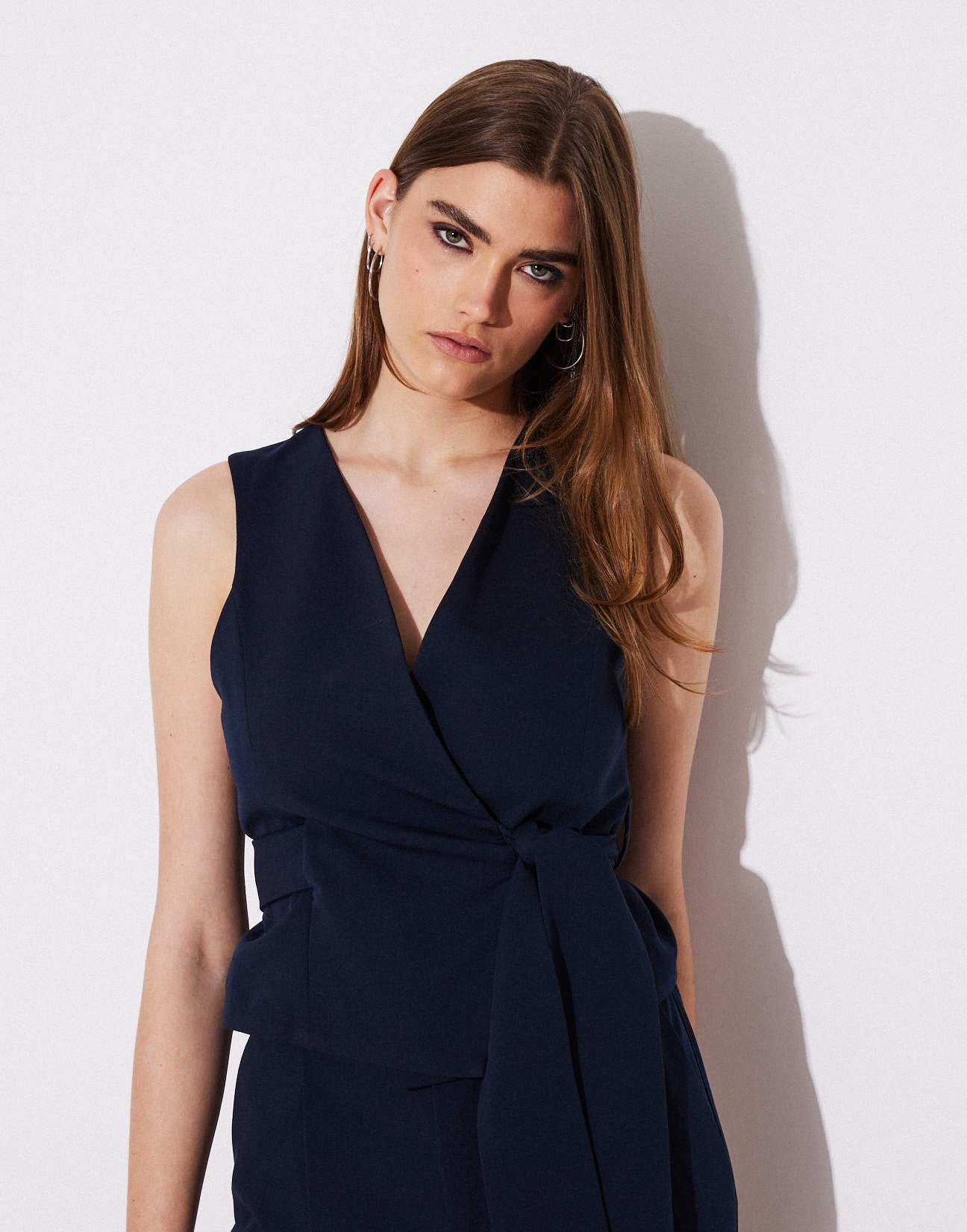 Waistcoat with tie
