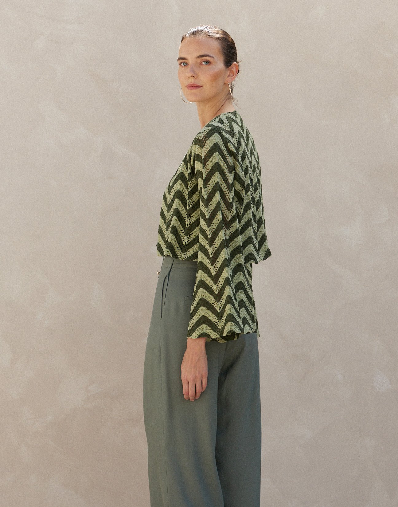 Knit cardigan