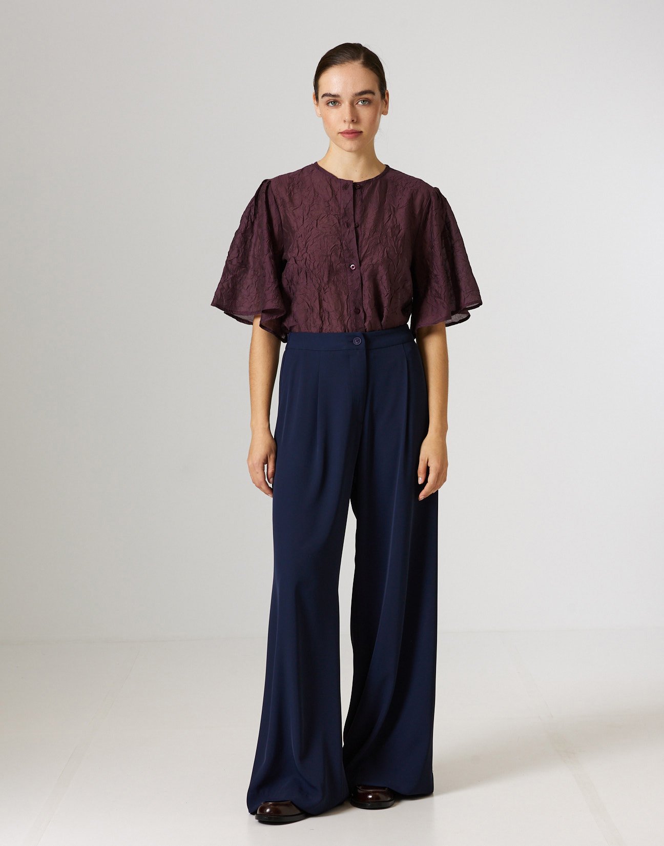 Pleated trousers