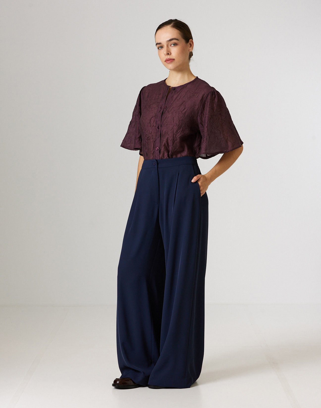 Pleated trousers
