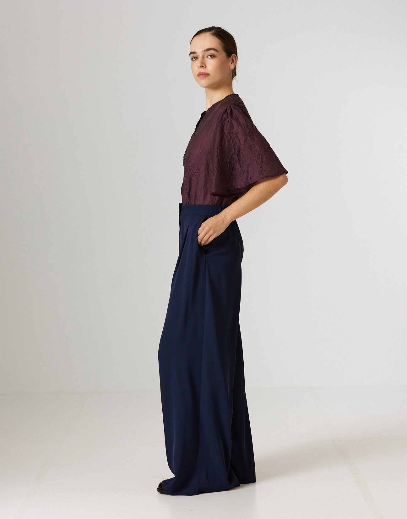 Pleated trousers