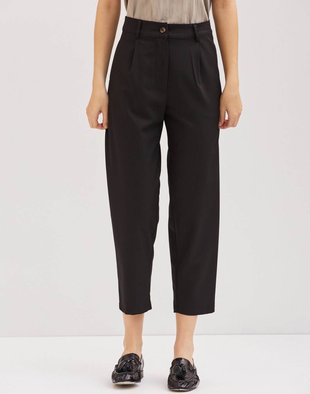 Wide fit trousers