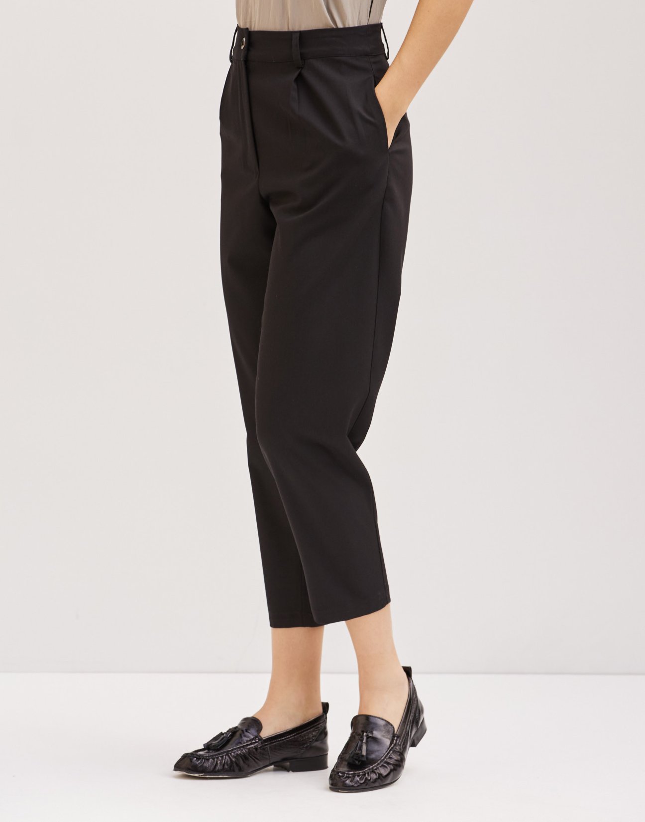 Wide fit trousers