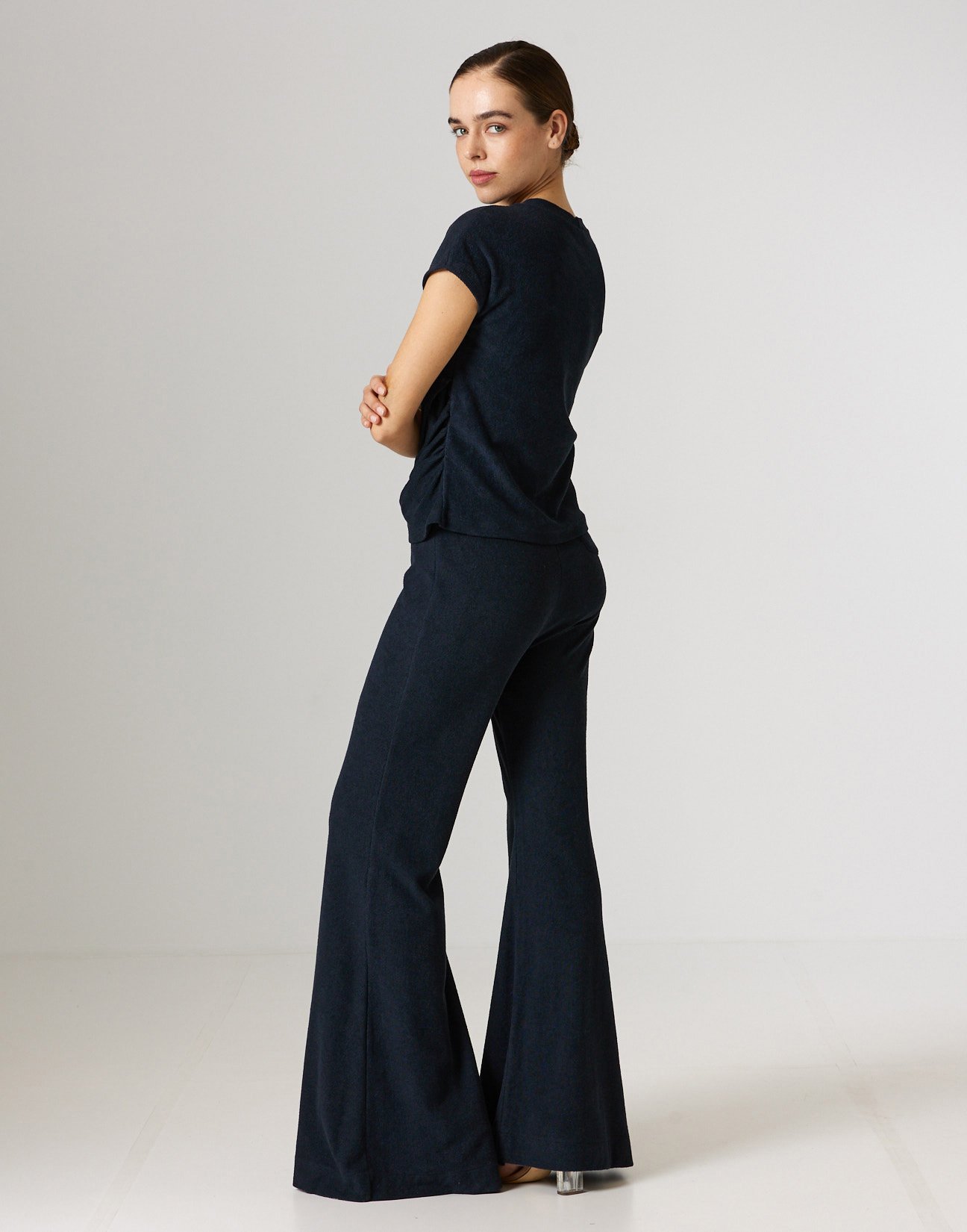 Towel fabric trousers
