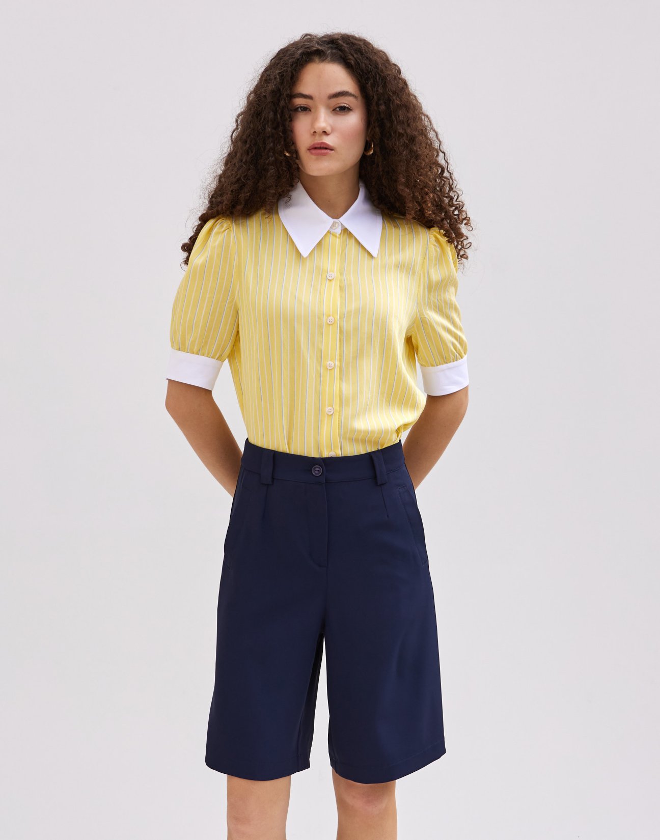  Long bermouda shorts with pockets