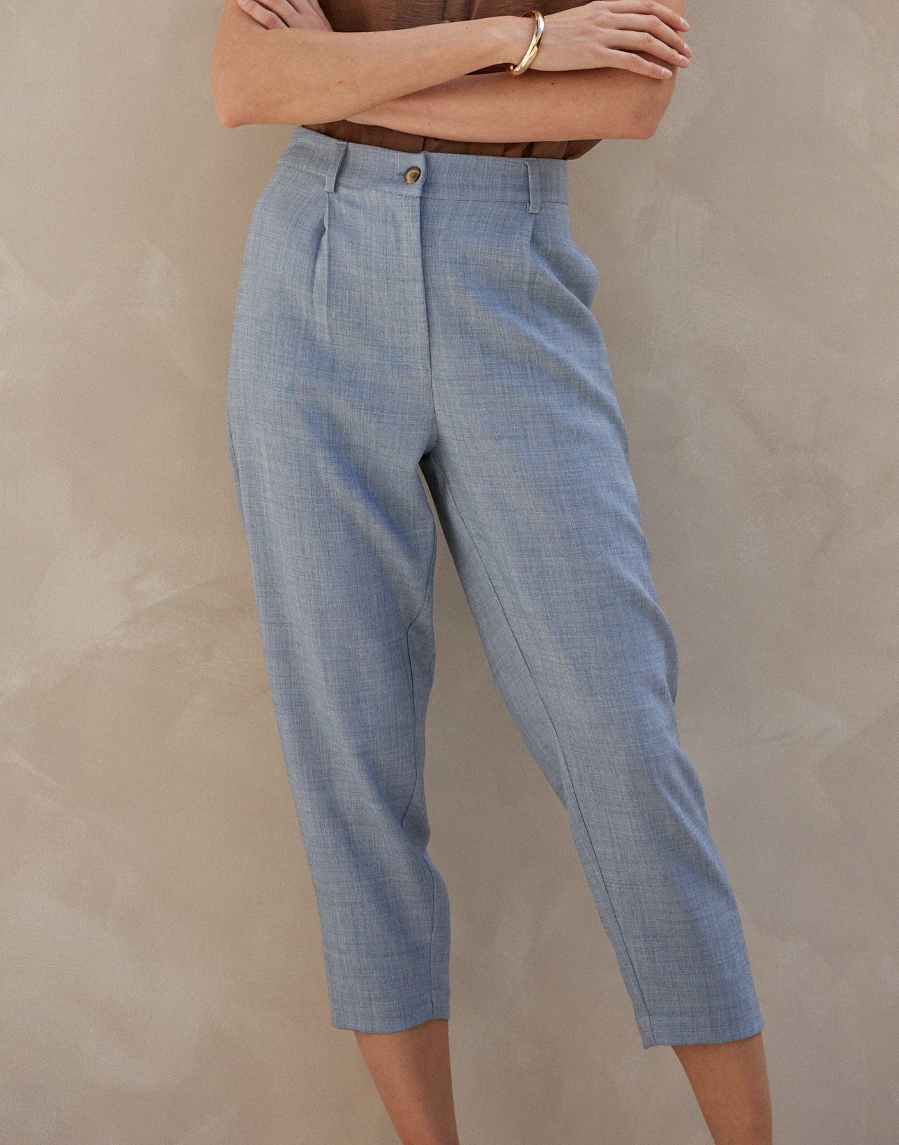 Wide fit trousers