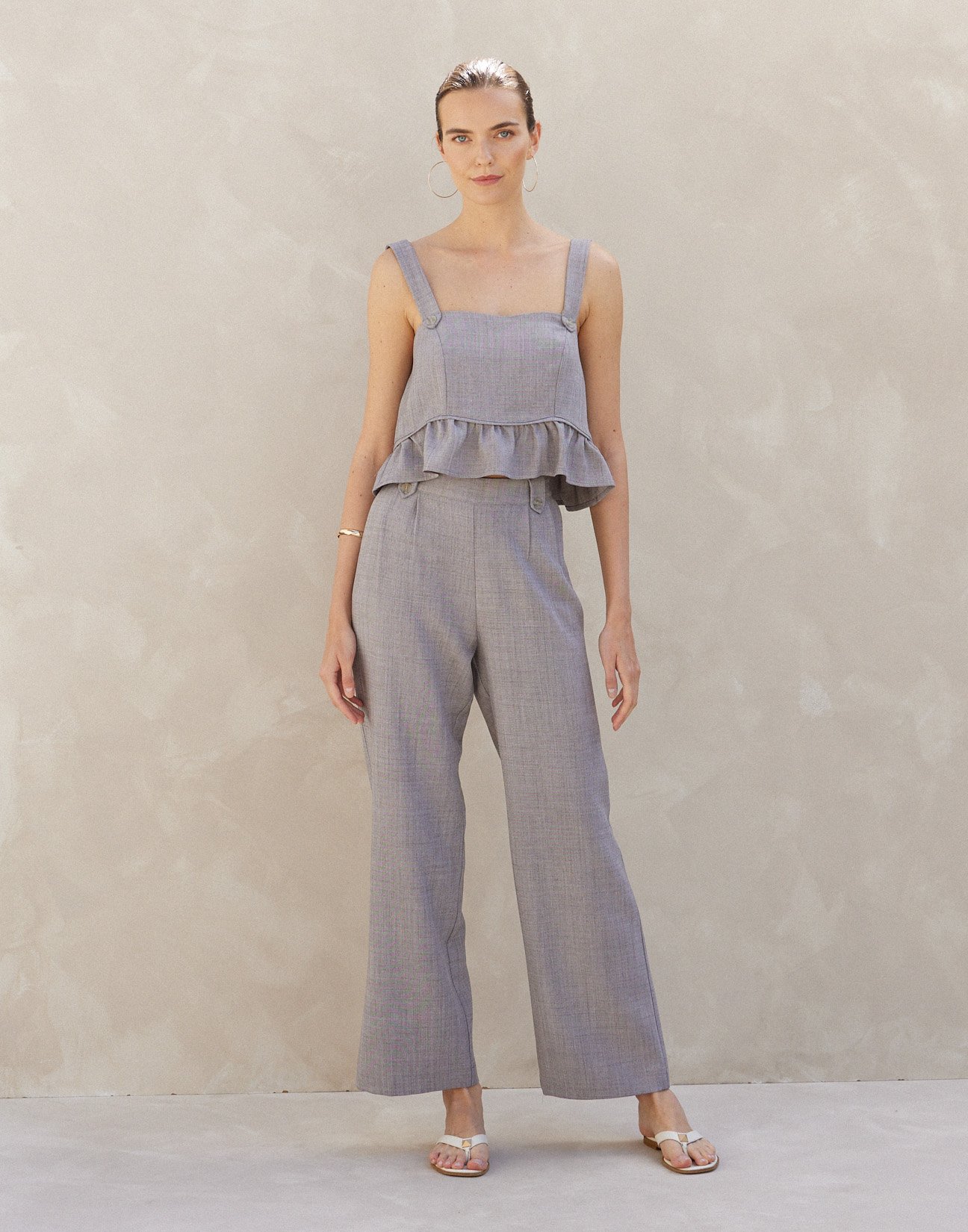 Pleated trousers