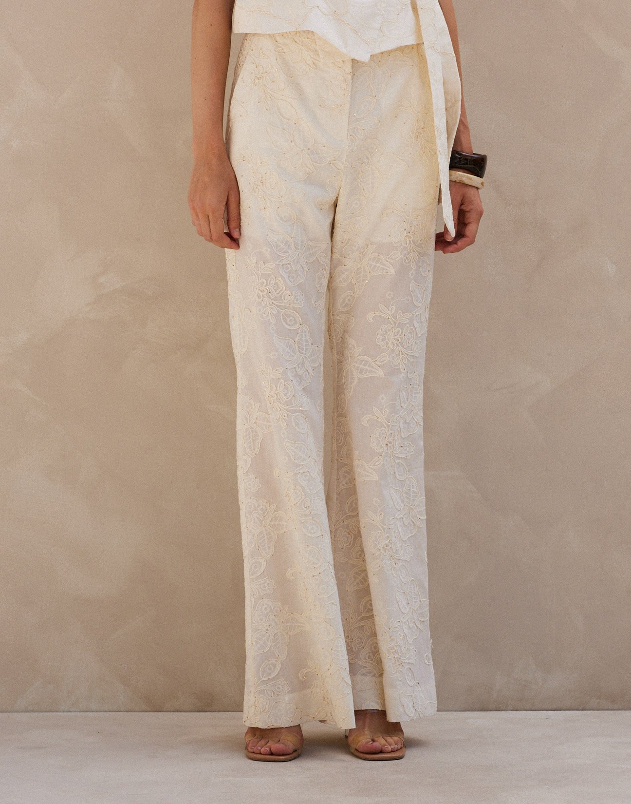 Embroidery trousers