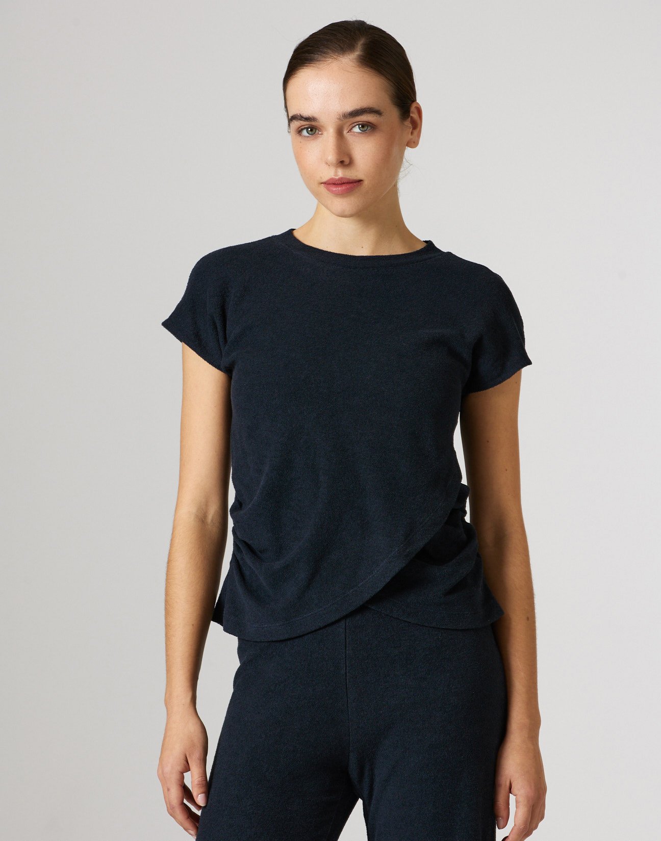 Towel fabric blouse