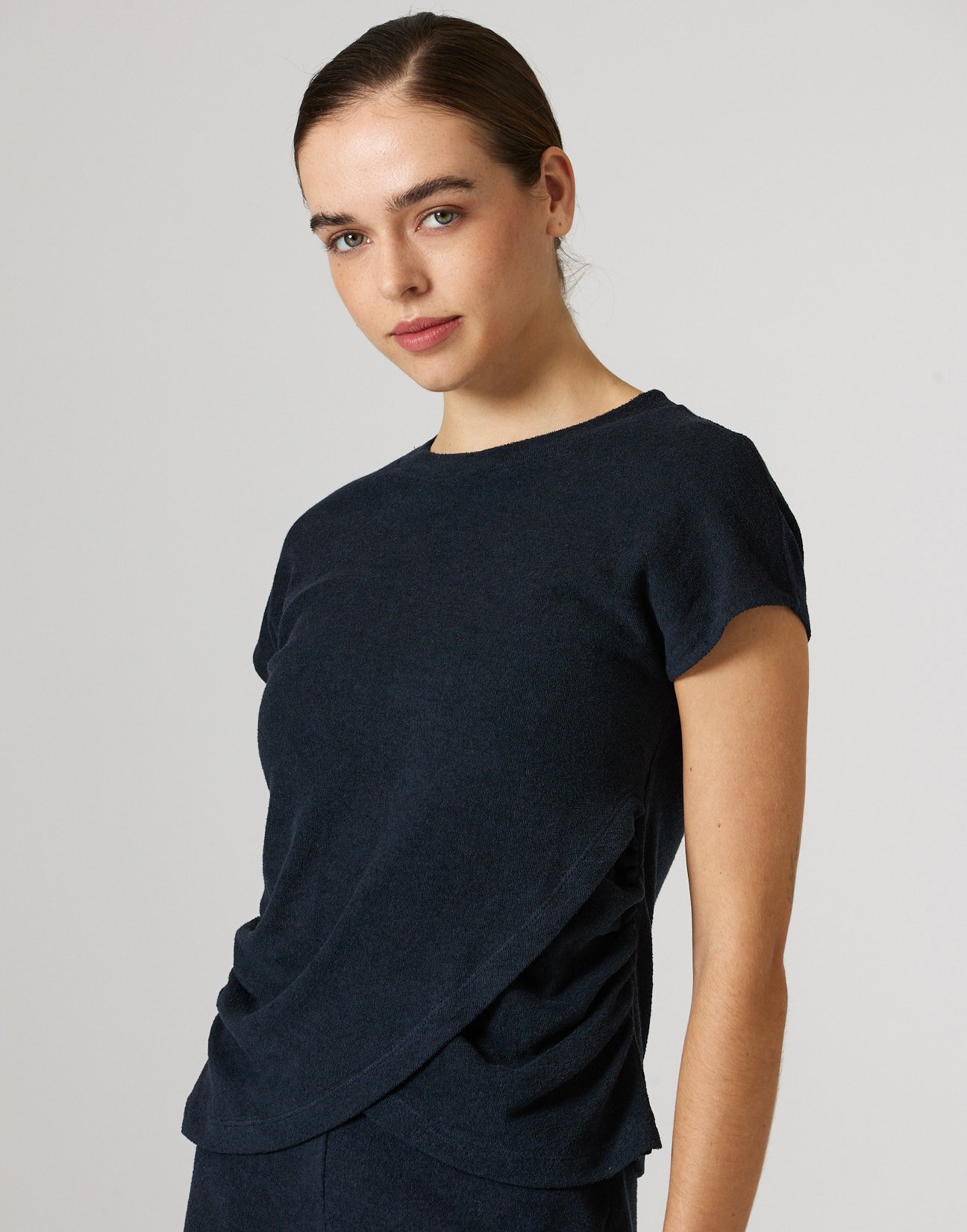 Towel fabric blouse