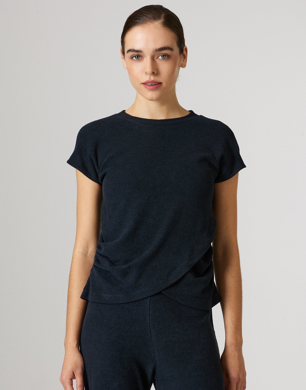 Towel fabric blouse