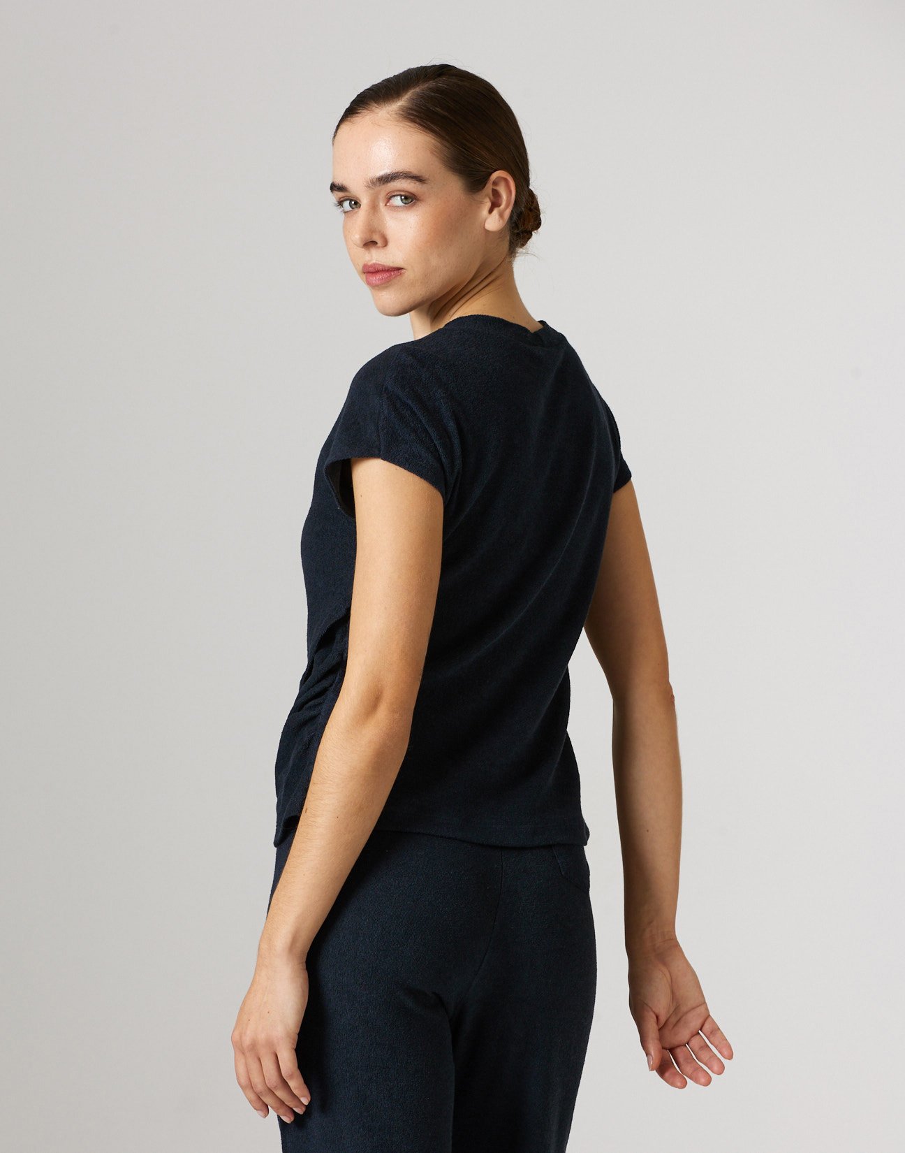 Towel fabric blouse