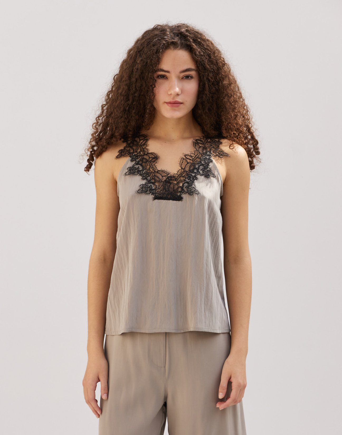 Top with lace
