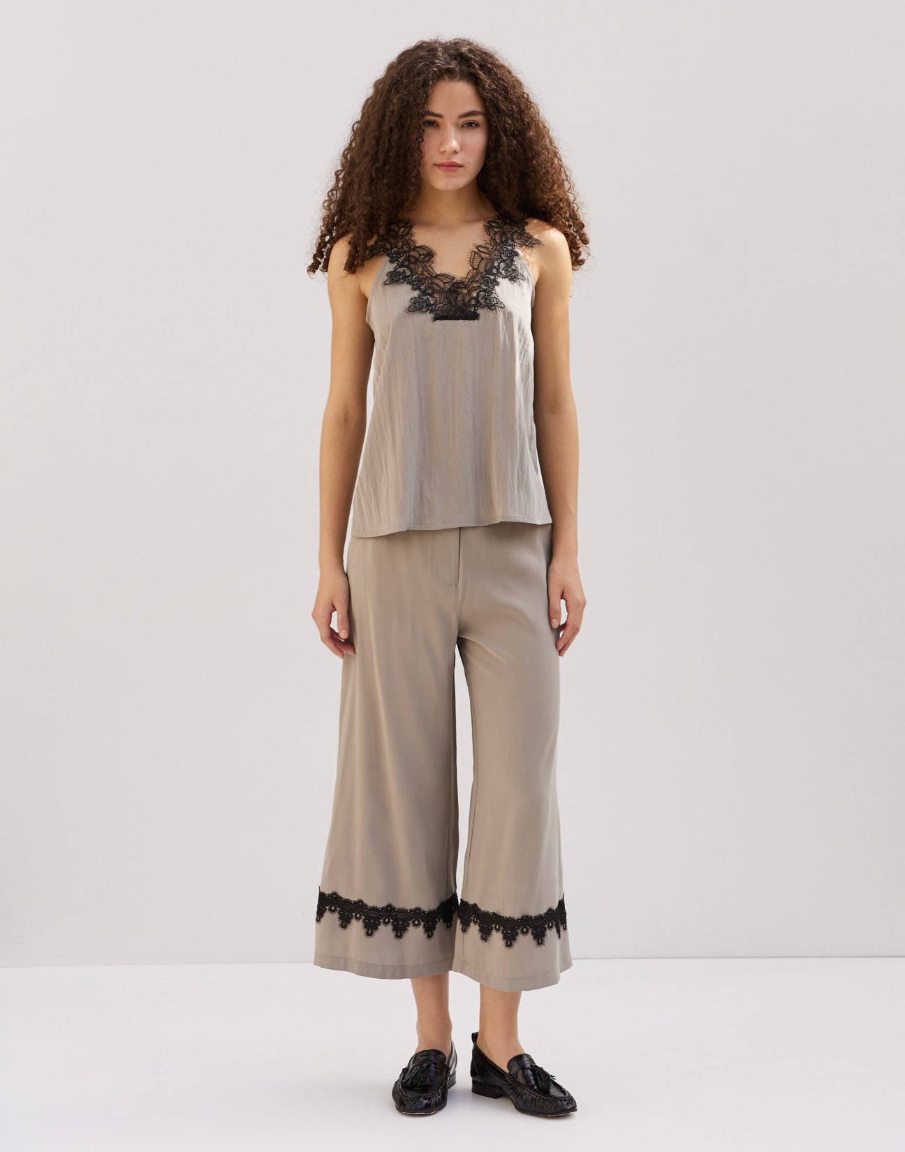 Top with lace