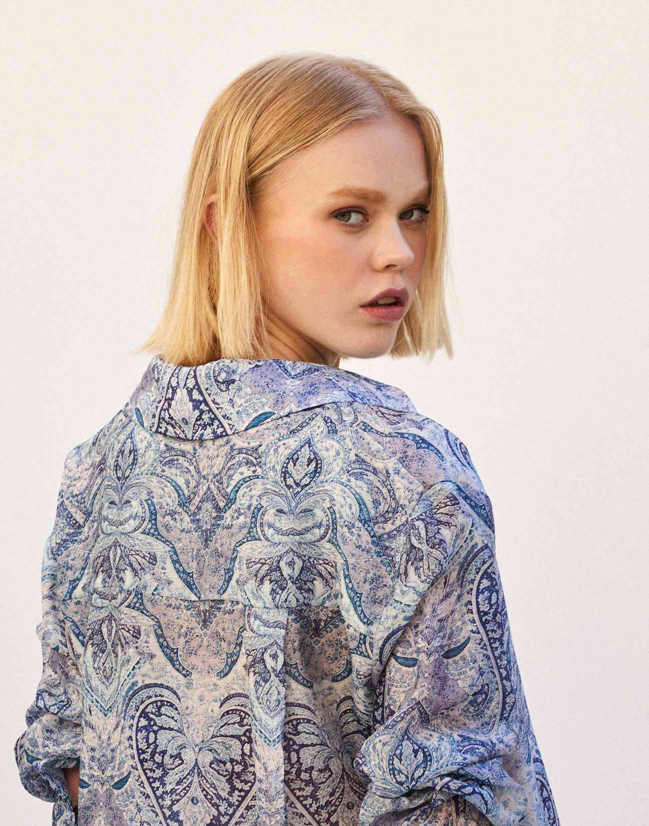 Oversized printed shirt
