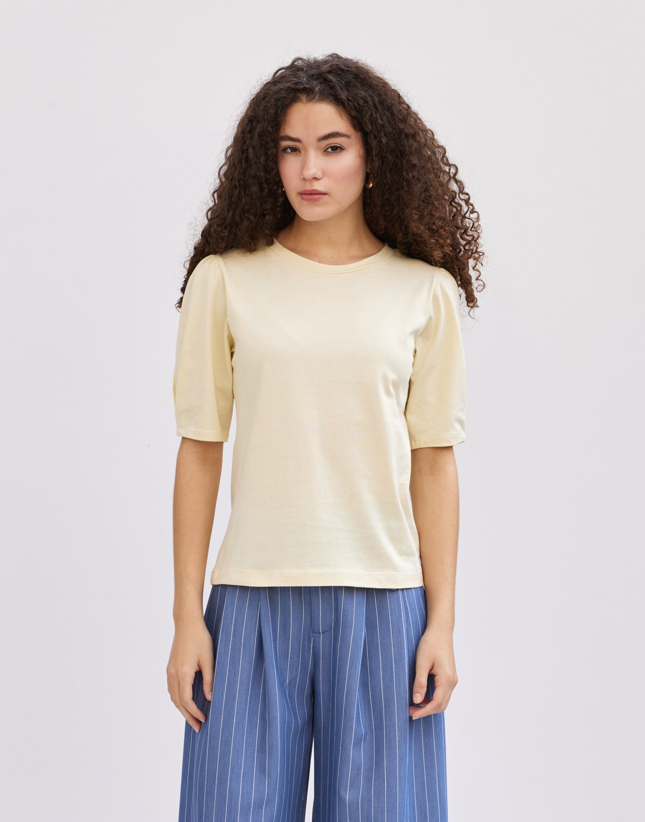 Blouse with gather detail