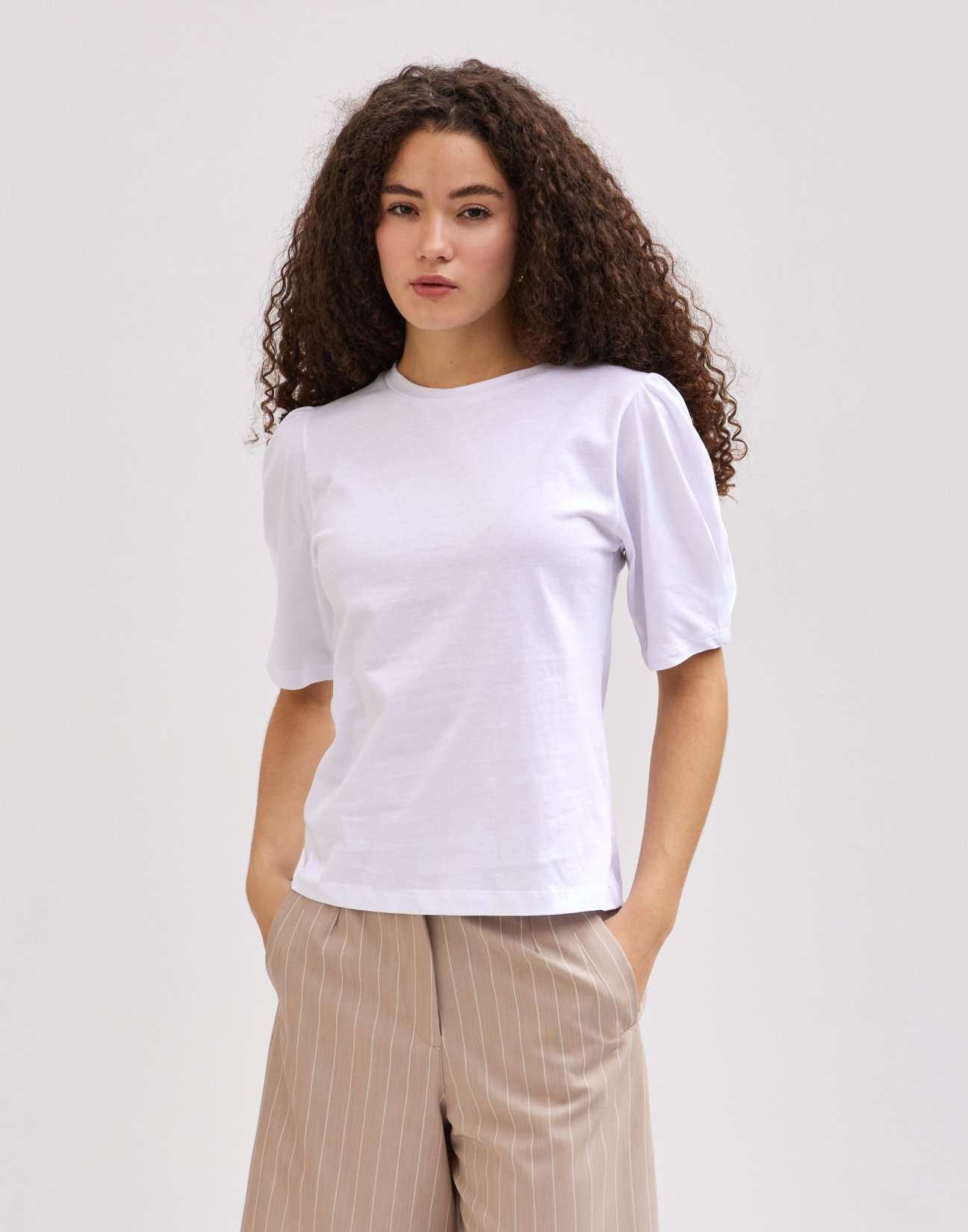 Blouse with gather detail