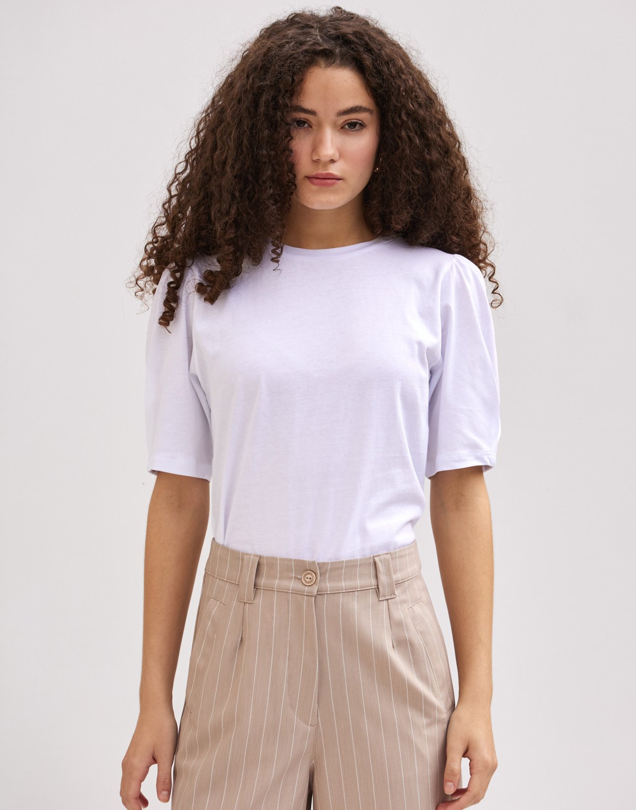 Blouse with gather detail