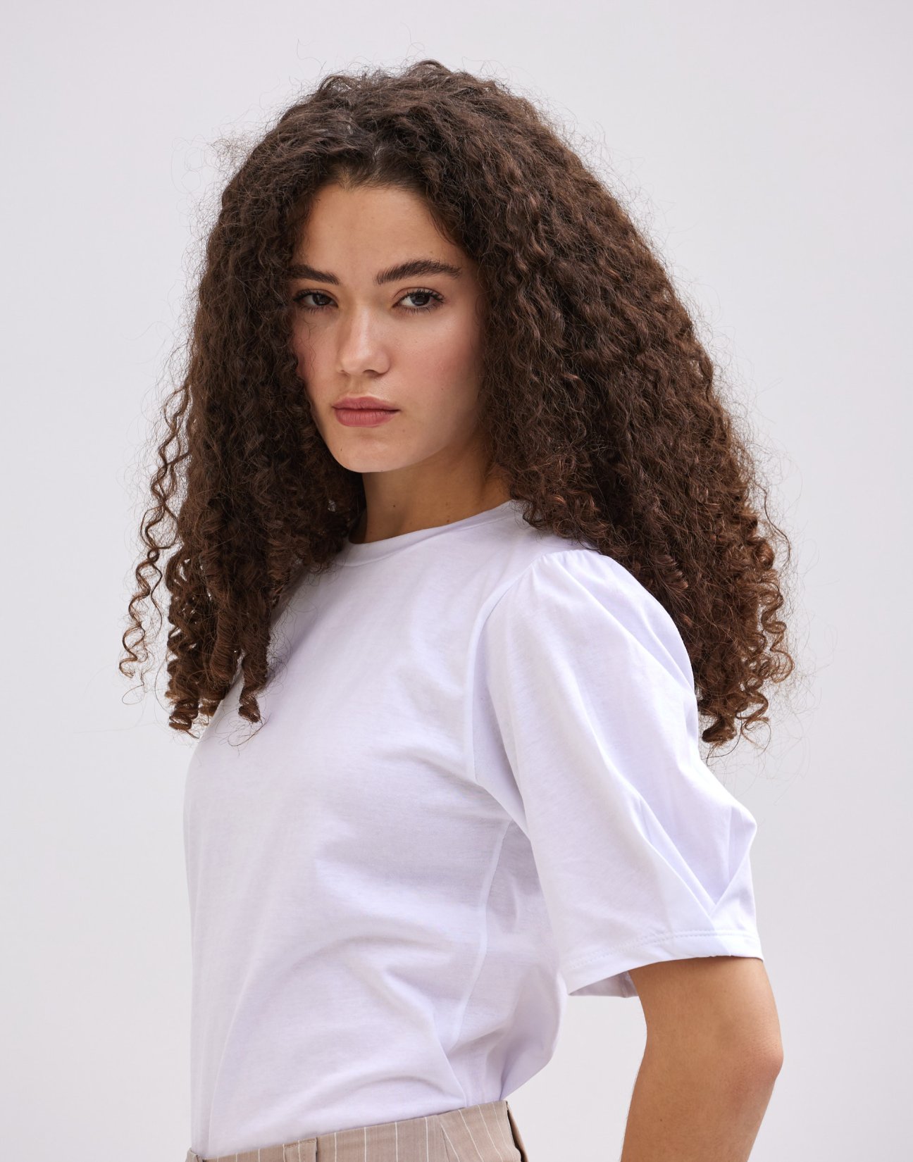 Blouse with gather detail