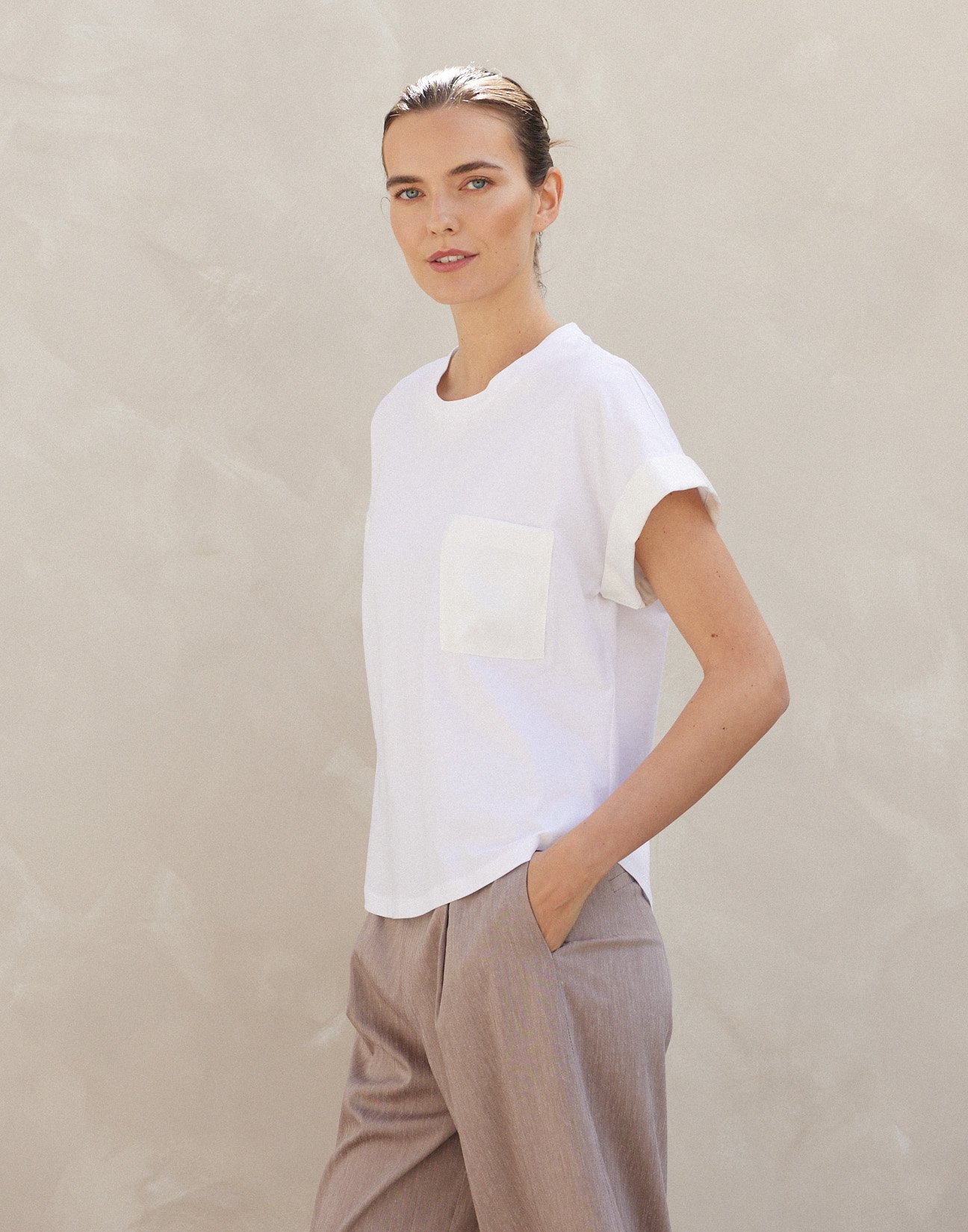 Blouse with pocket detail