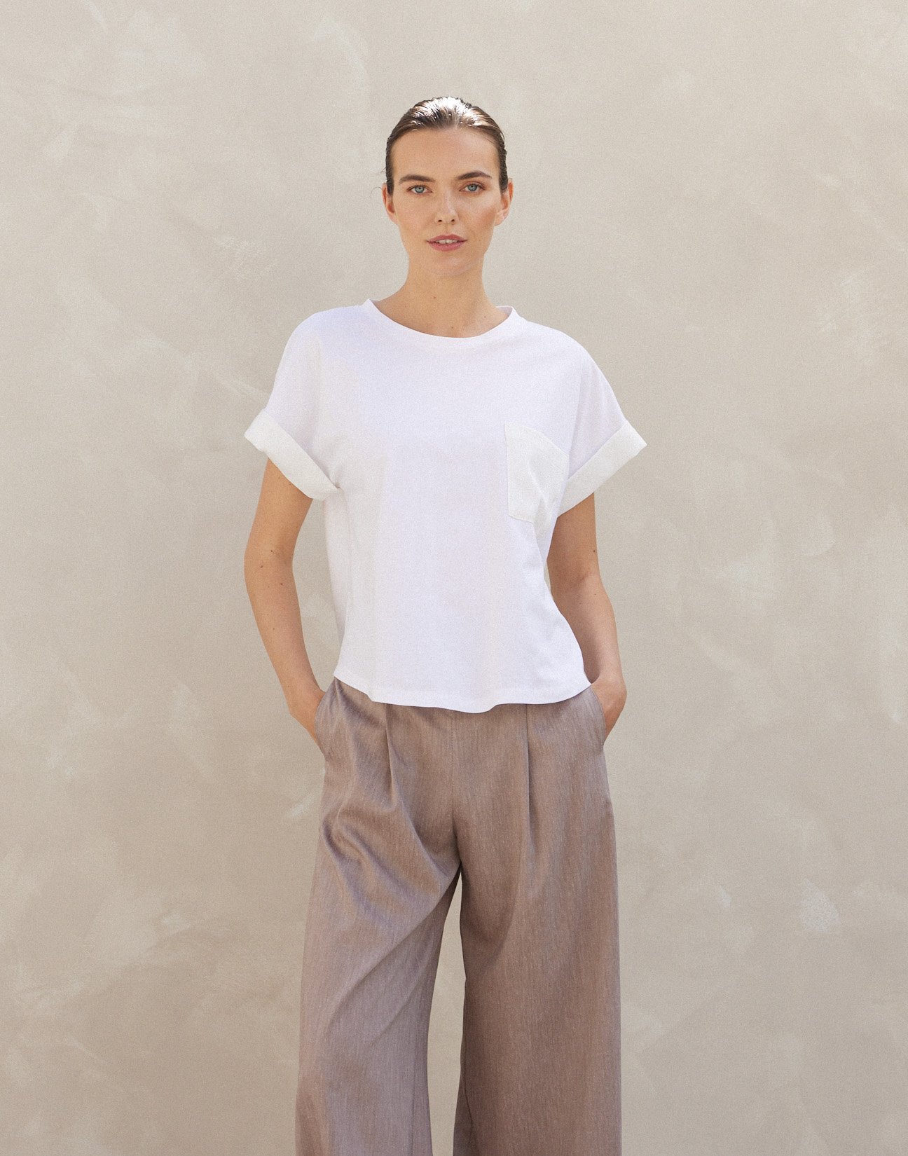 Blouse with pocket detail
