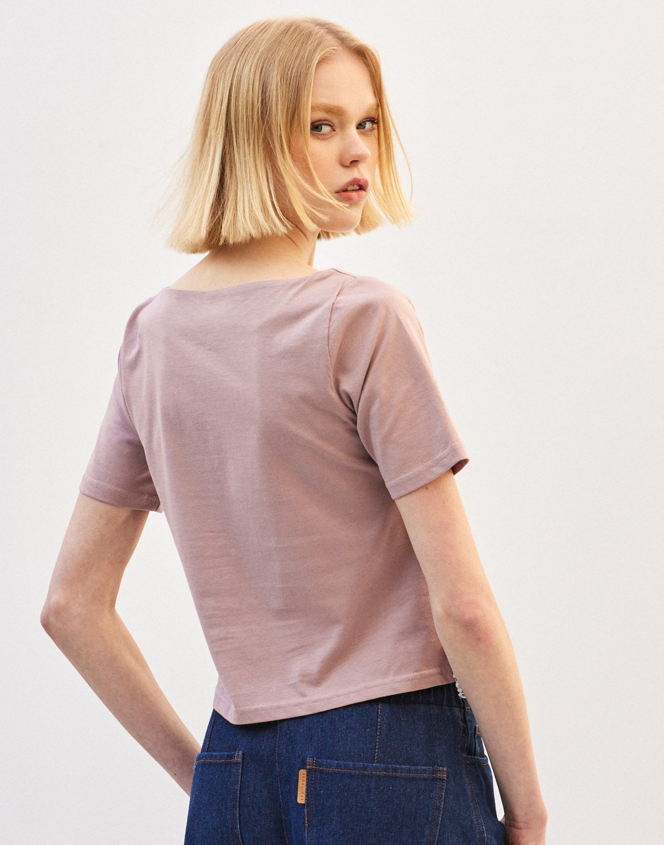 Top with lace