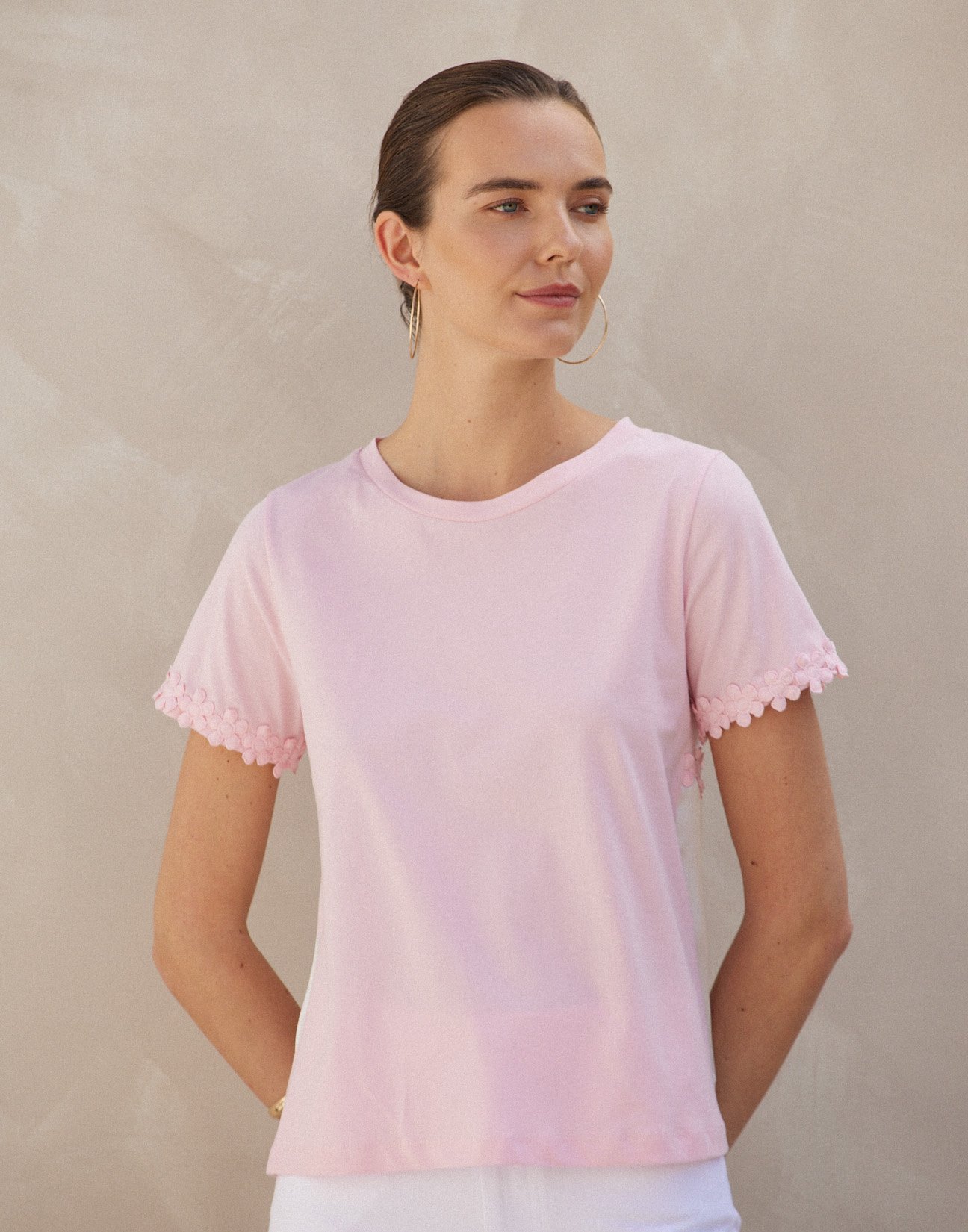 Matching fabric blouse