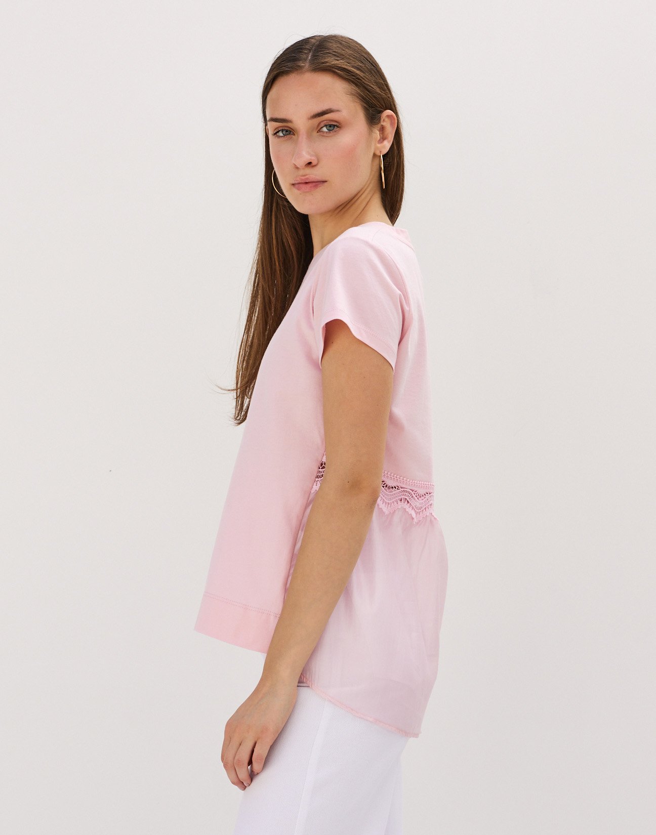 Matching fabric blouse