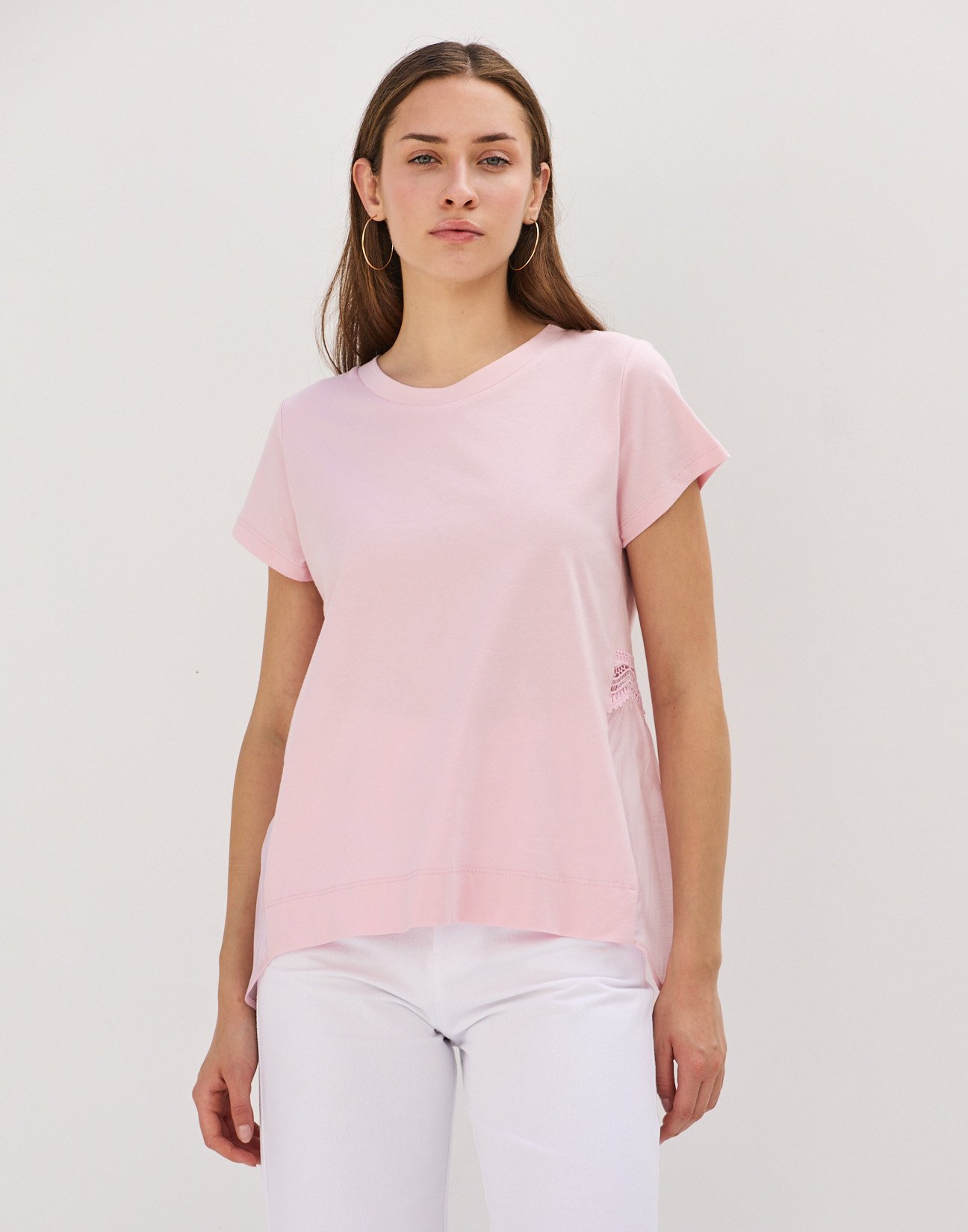 Matching fabric blouse