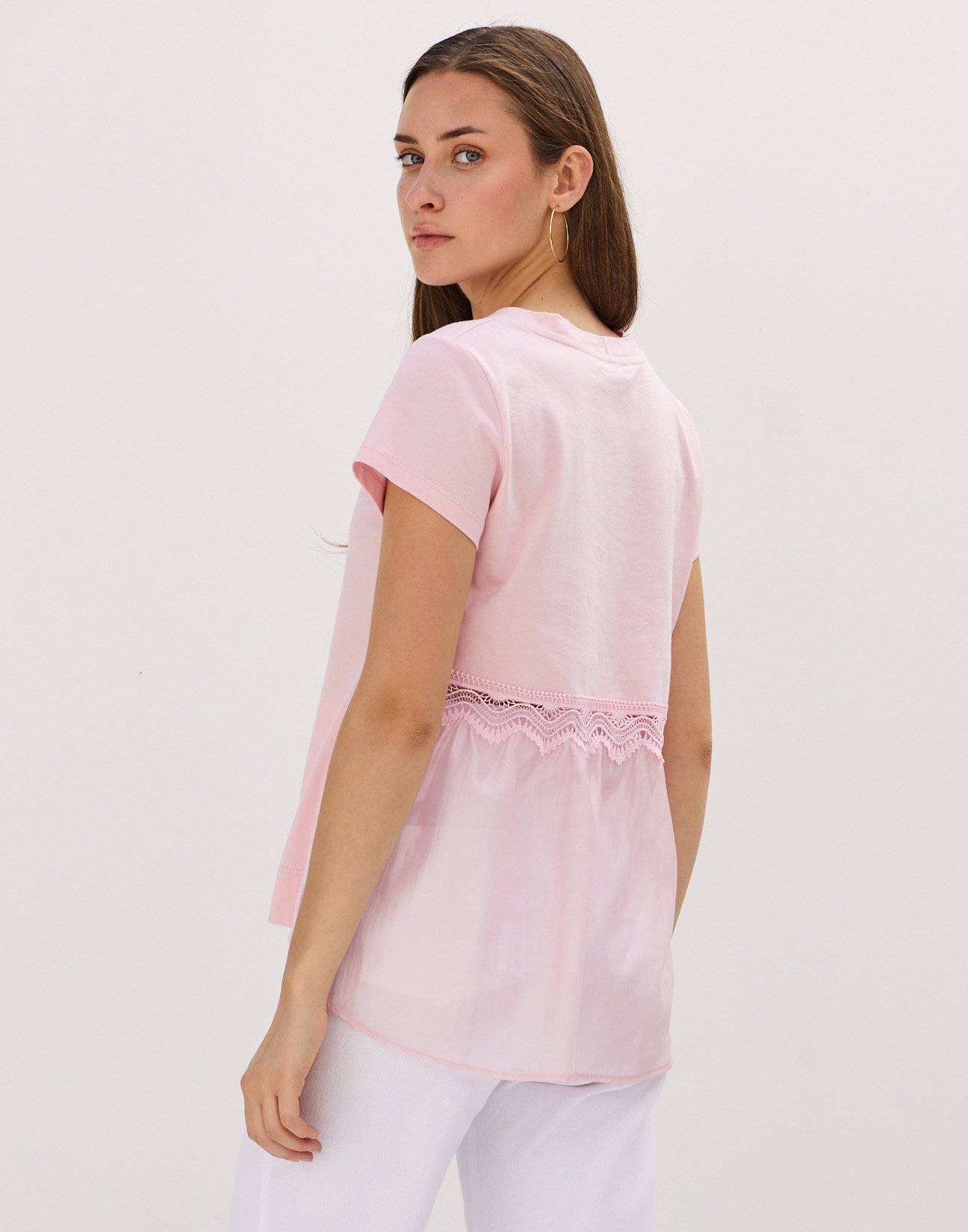 Matching fabric blouse