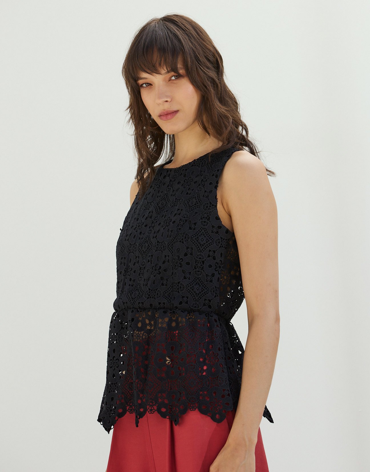 Embroidered top