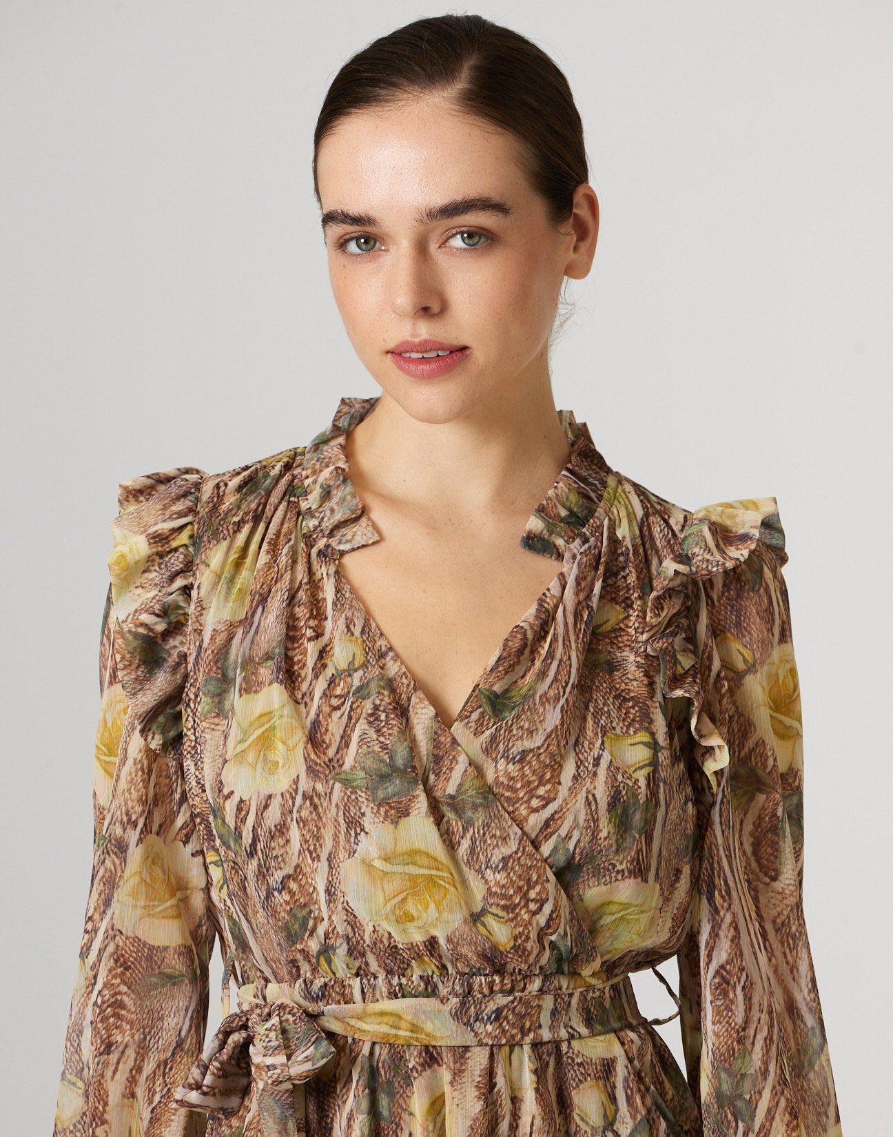Printed mini dress