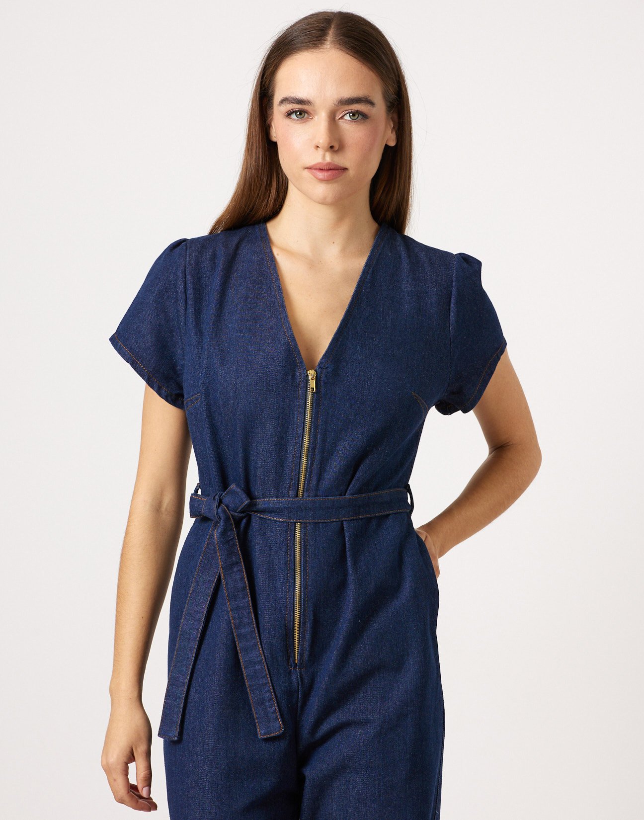 Denim jumpsuit