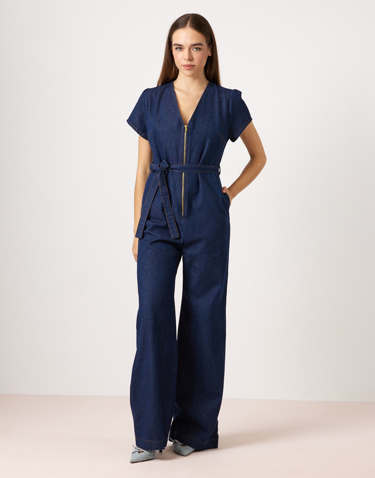 Denim jumpsuit