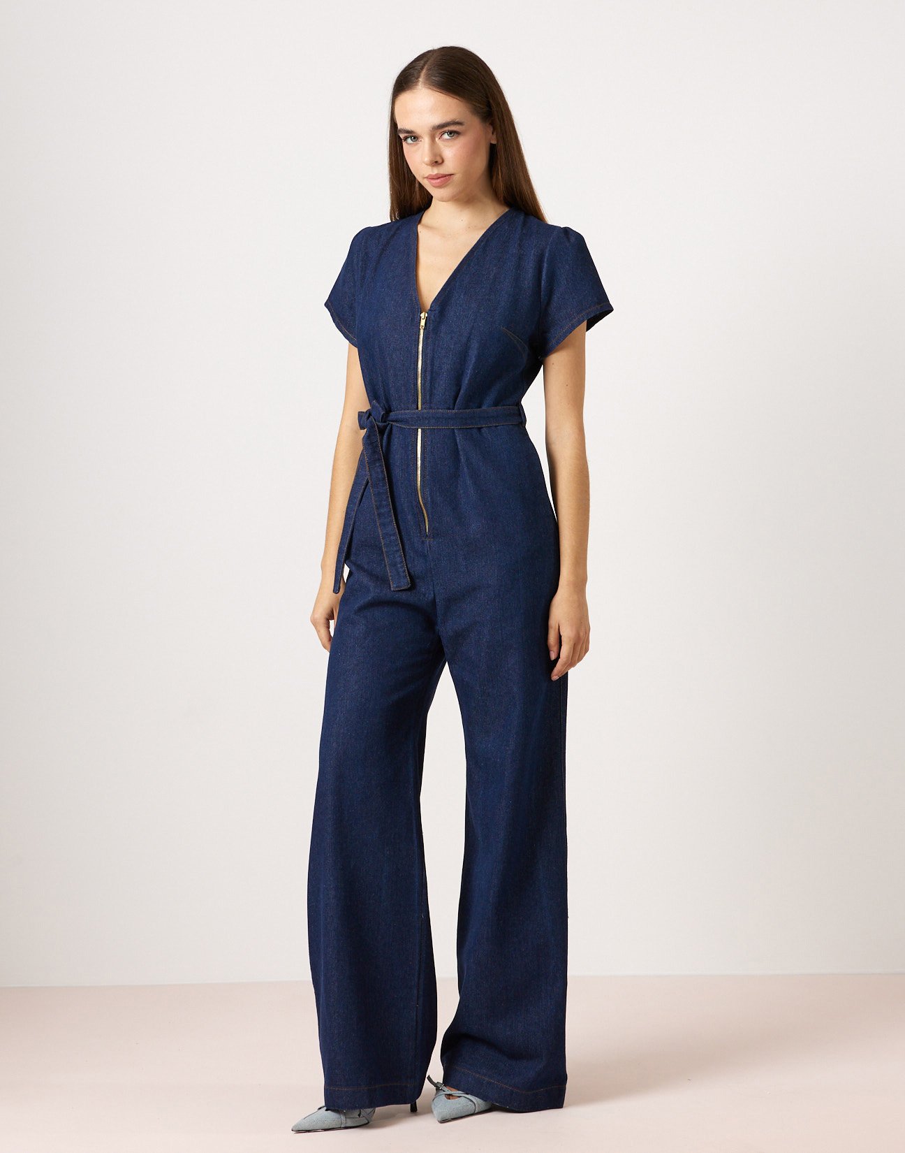 Denim jumpsuit
