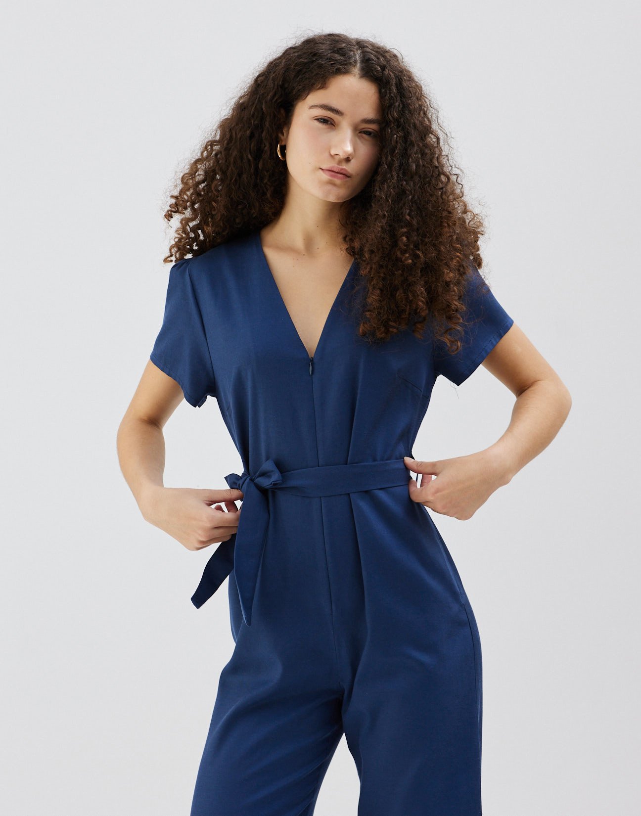 Jumpsuit with zip